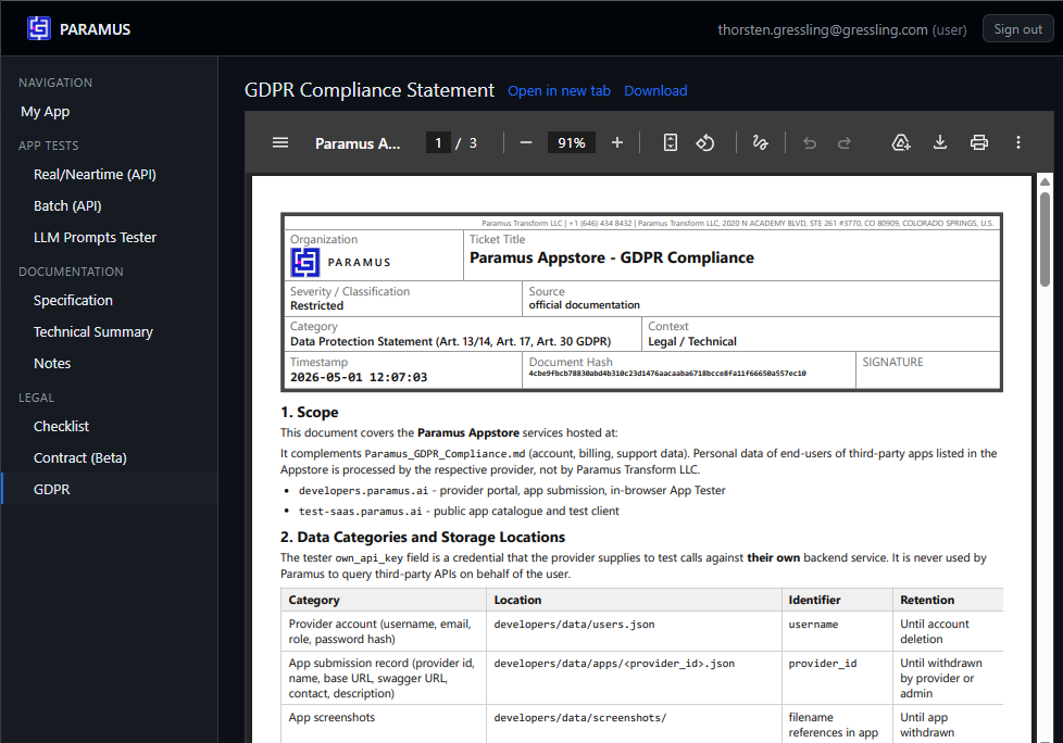 GDPR Compliance